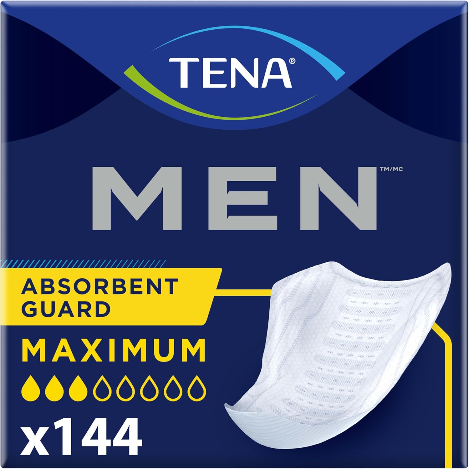 TENA Men Protective Incontinence Guards for Maximum Absorbency