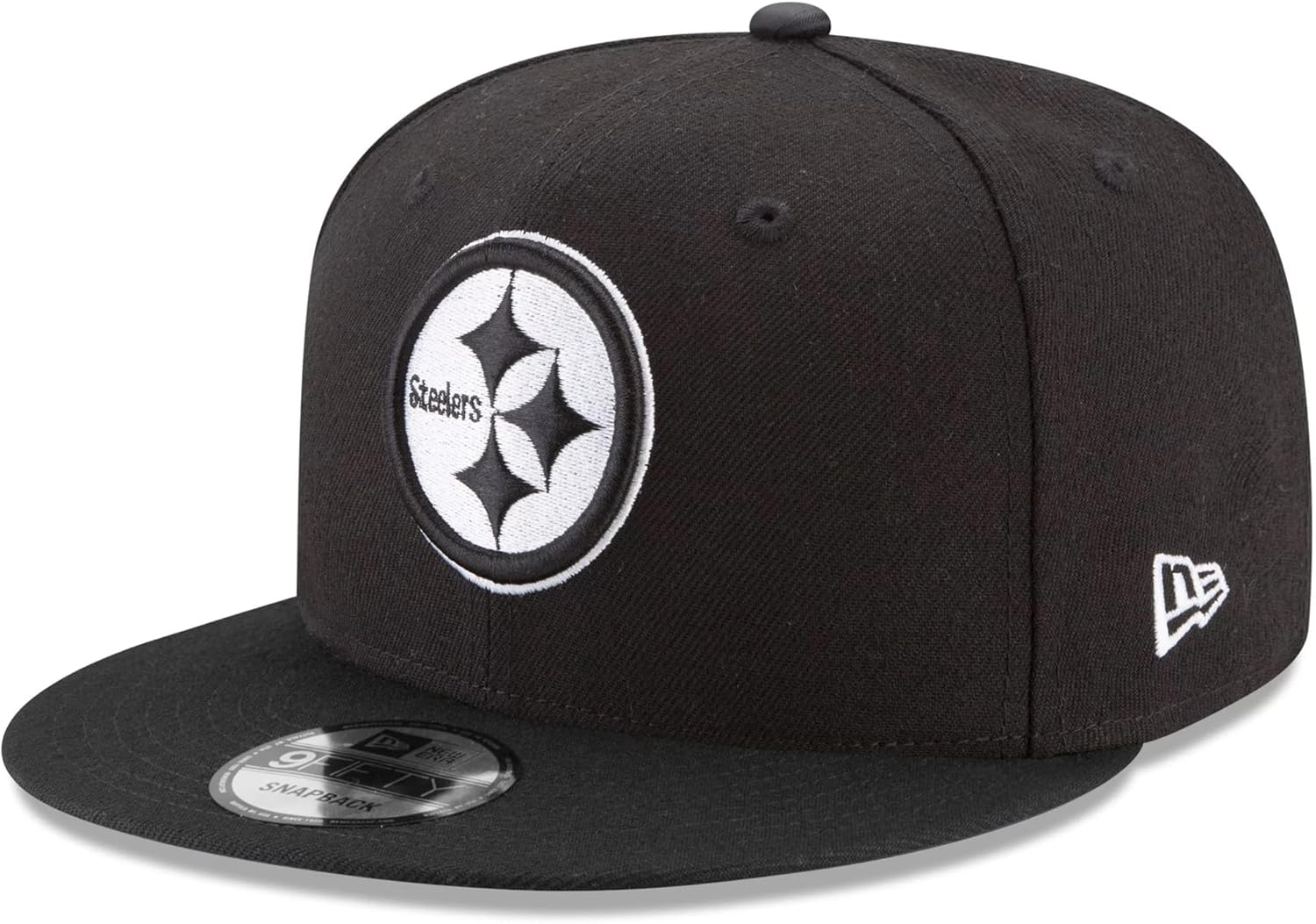 New Era NFL 9FIFTY Black White Adjustable Snapback Hat Cap