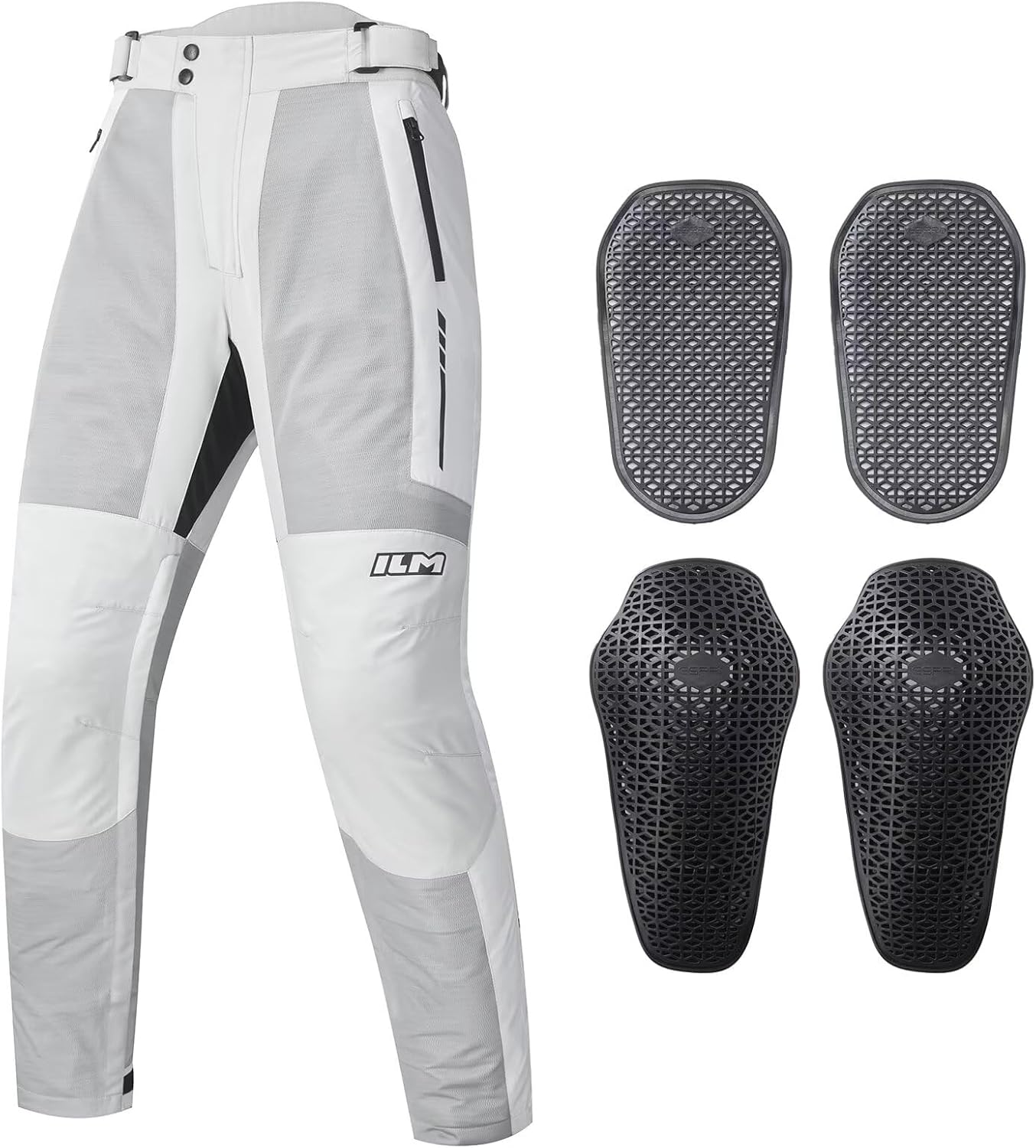 ILM Mesh Motorcycle Pants for Men with CE Armor for Riding