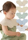 Konny Baby Bibs 5-Pack 360 Rotate - Soft, Quick Dry Bandana Bibs