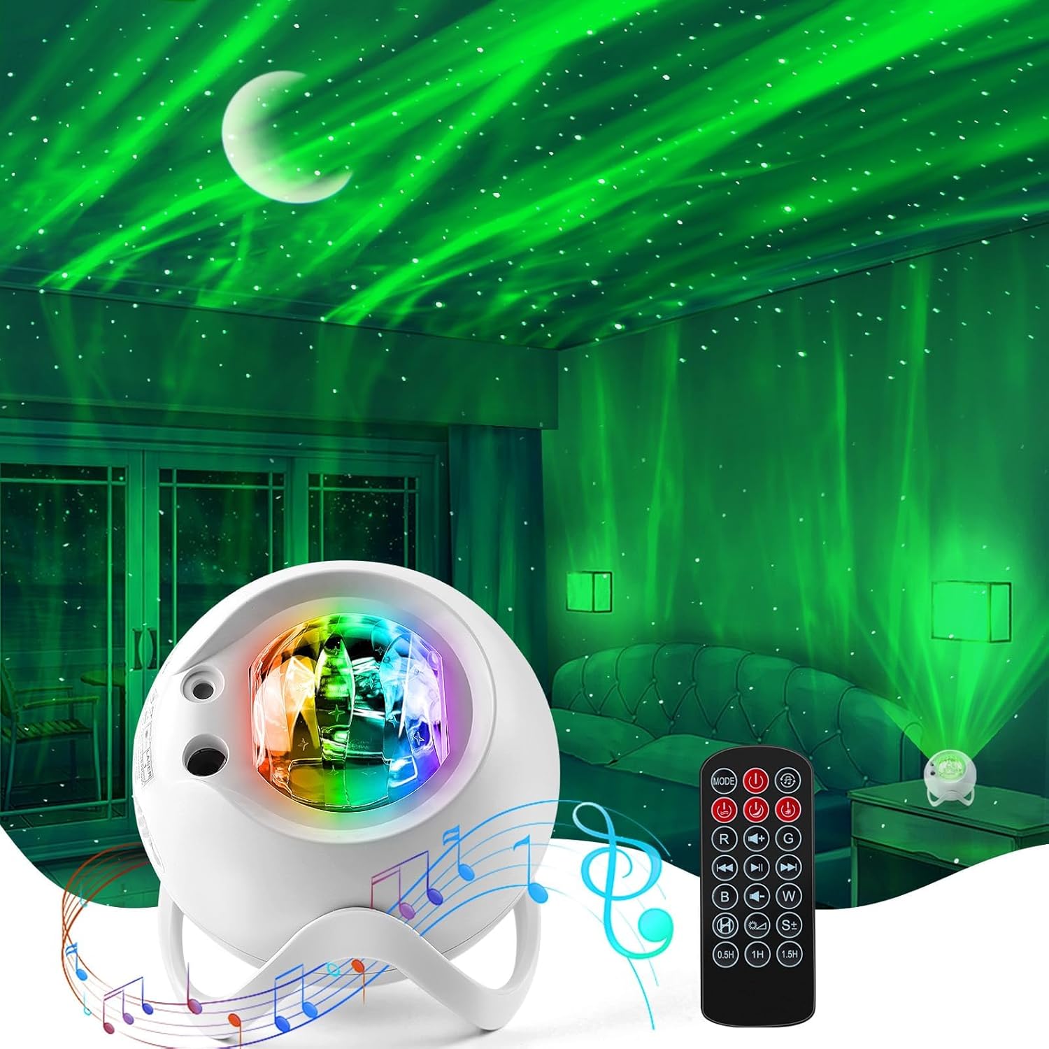 Transform Your Room with Aurora Galaxy Projector
