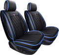 Front Seat Covers for Cars - Waterproof Leather, Easy Install