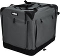 EliteField 4-Door Folding Soft Dog Crate for Indoor & Outdoor Use