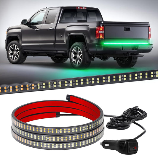 60 inch Green Truck Tailgate Emergency Lights Strip for Safety