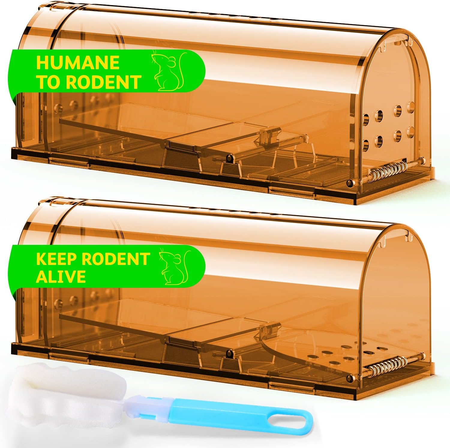 DR CATCH: Quick & Humane Mouse Trap x2