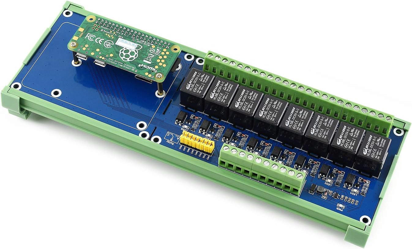 Waveshare 8 Channel Relay Expansion Board for Raspberry Pi Control