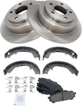 TRQ Rear Brake Pad & Rotor Kit for Subaru Forester & Impreza