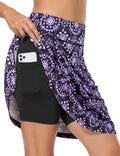 Fulbelle Golf Skorts Skirts for Women 20in Knee Length