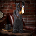 Bear Table Lamp Gothic Resin Bedside Lamp - Memory Dimming
