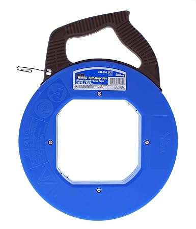 IDEAL Electrical 31-056 Blue Steel Fish Tape for Electricians