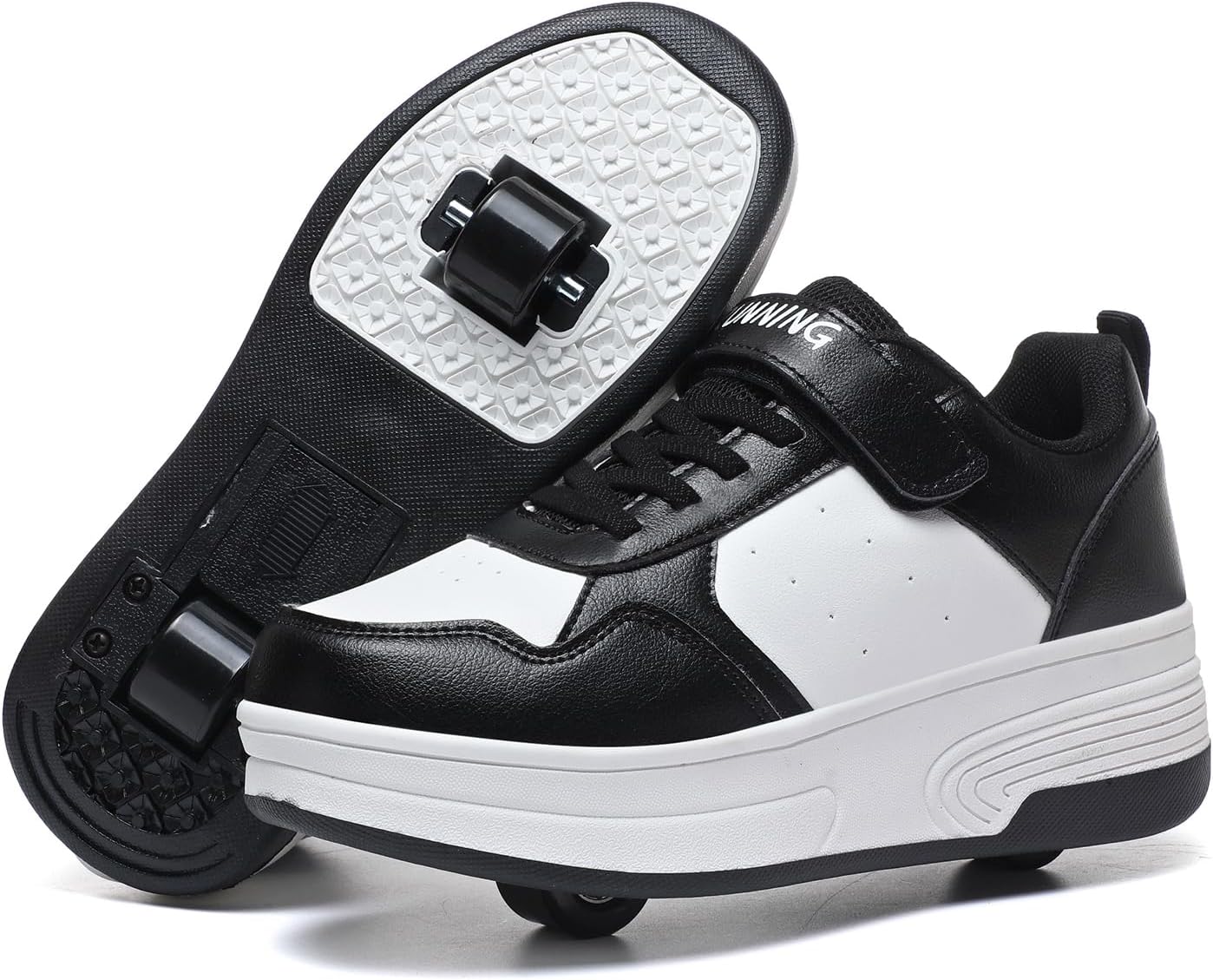 Roller Skate Shoes for Kids - 2 in 1 Wheeled Sneakers