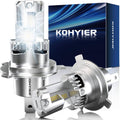 H4 Fog Light Bulb 800% Super Bright 6000K Xenon White - Plug & Play