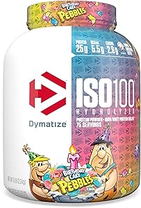Dymatize ISO100 Hydrolyzed Protein Powder for Muscle Gains