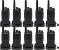 Retevis RT68B Walkie Talkies Long Range - Compact Handsfree 10 Pack