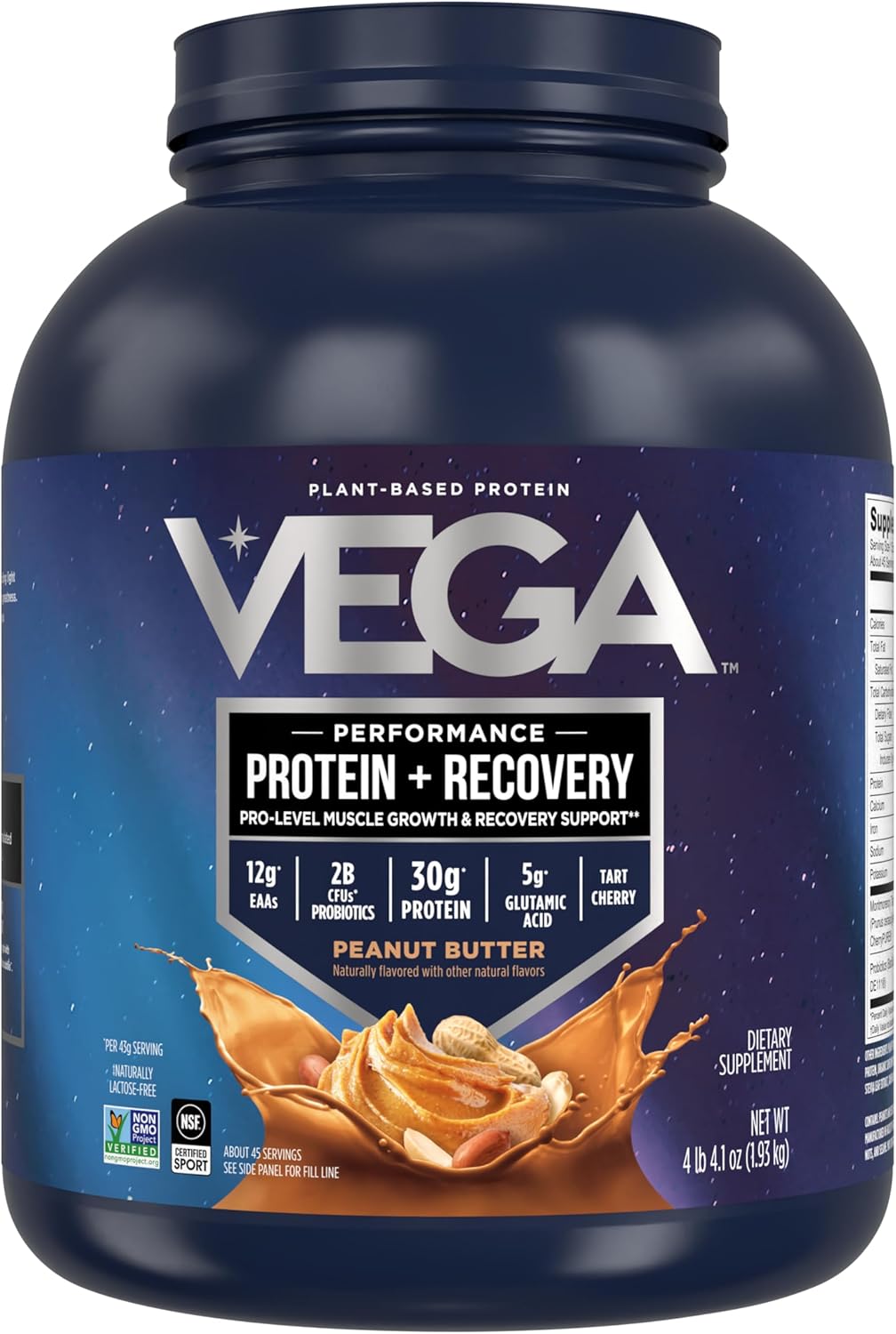 Vega Sport Vegan Protein Powder for Recovery and Shakes