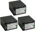 Kastar NP-FV100 Battery 3-Pack for Sony Camcorders - High Capacity