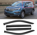 Window Rain Guards for 2016-2022 Honda Pilot - Tape-On Wind Visors