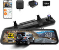 WOLFBOX G900 PRO Mirror Dash Cam with STARVIS 2 IMX678 - 4K Front