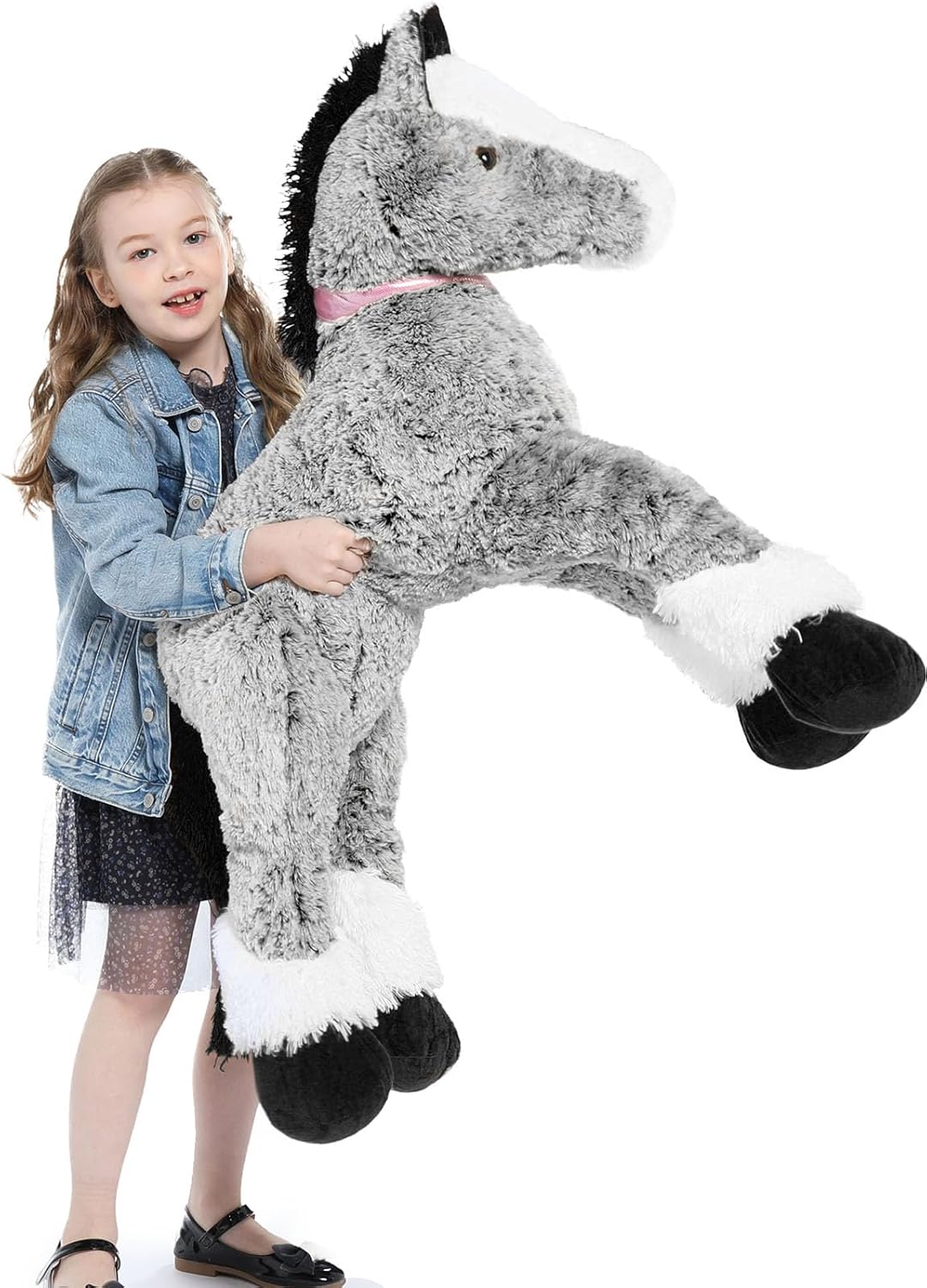 MaoGoLan Large Horse Stuffed Animal for Kids, 33in Plush Toy