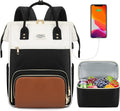 ETRONIK Lunch Backpack with USB Port and Insulated Cooler Bag