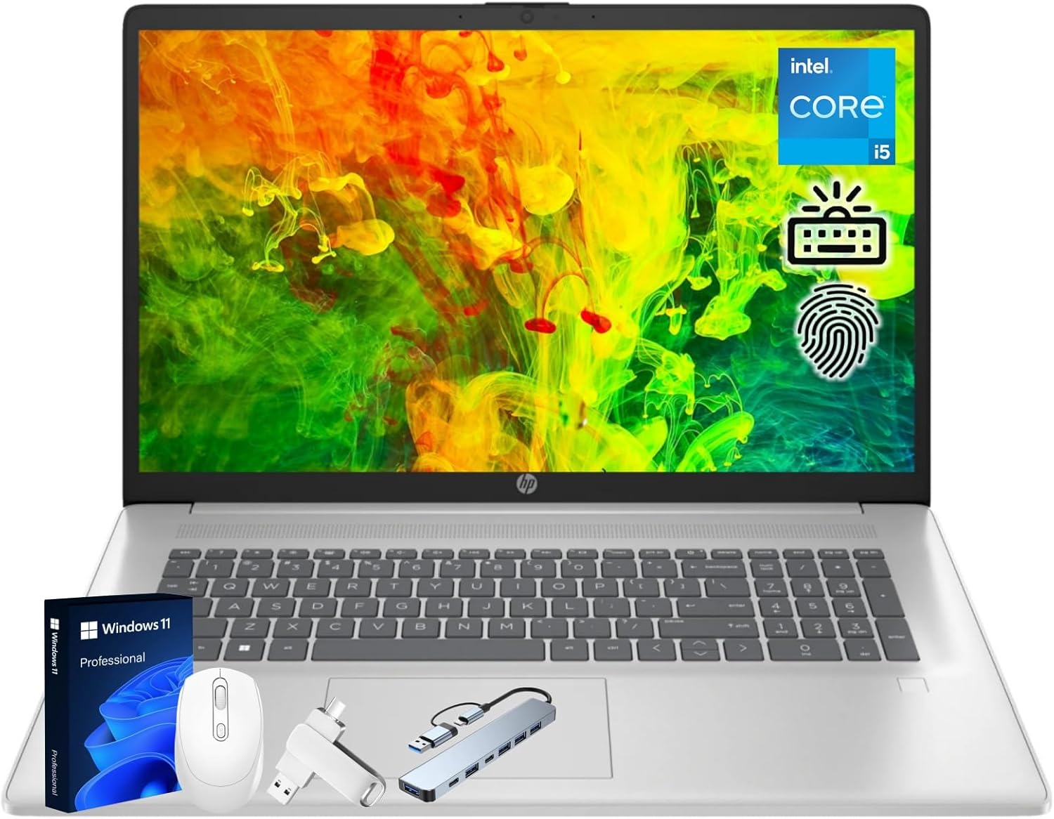 HP 17 inch Business Laptop with 64GB RAM and 2TB SSD