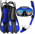 Deepzy Snorkeling Gear for Adults: 3 in 1 Snorkel Set