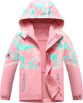 Kids Waterproof Hooded Fleece Lined Raincoat - Lightweight