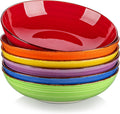vancasso Bonita Pasta Bowls Set of 6, 38 oz - Versatile Shallow Bowls