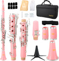 Bb Clarinet For Beginners B Flat Clarinet 17 Keys Pink - Student Model
