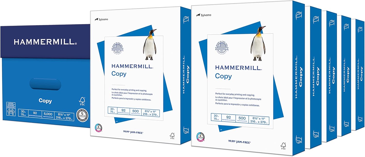 Hammermill Printer Paper - 20 lb Copy Paper, 8.5 x 11