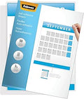 Fellowes Laminating Sheets Self Adhesive 9x12 3 Mil Gloss - Easy