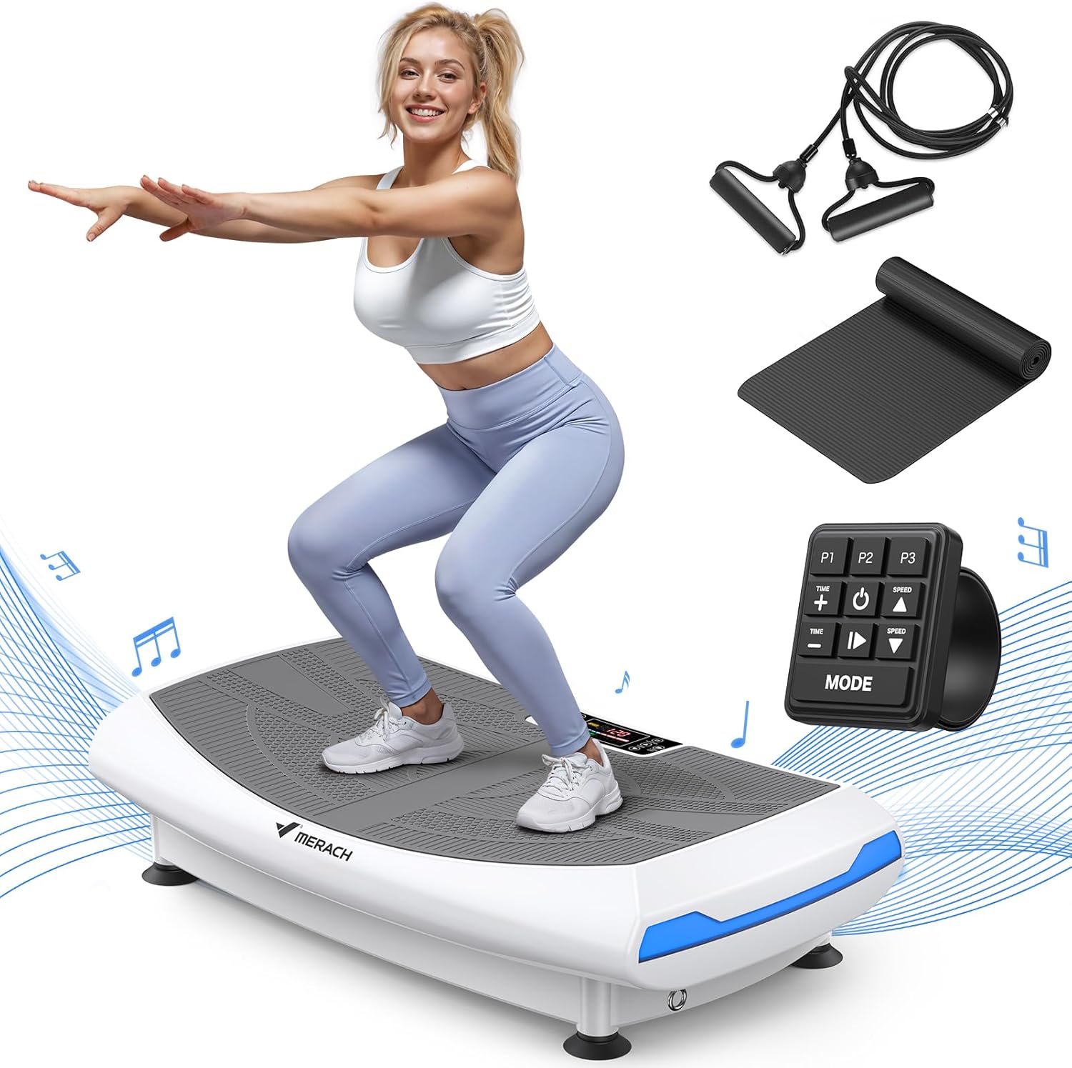 MERACH 4D Vibration Plate - Boost Lymphatic Drainage!