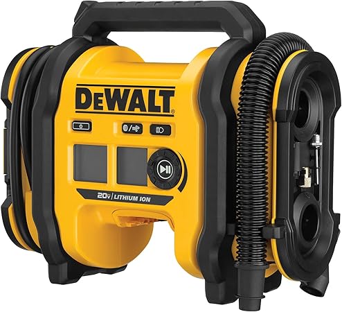 DEWALT 20V MAX Tire Inflator: Compact, Portable, and Reliable