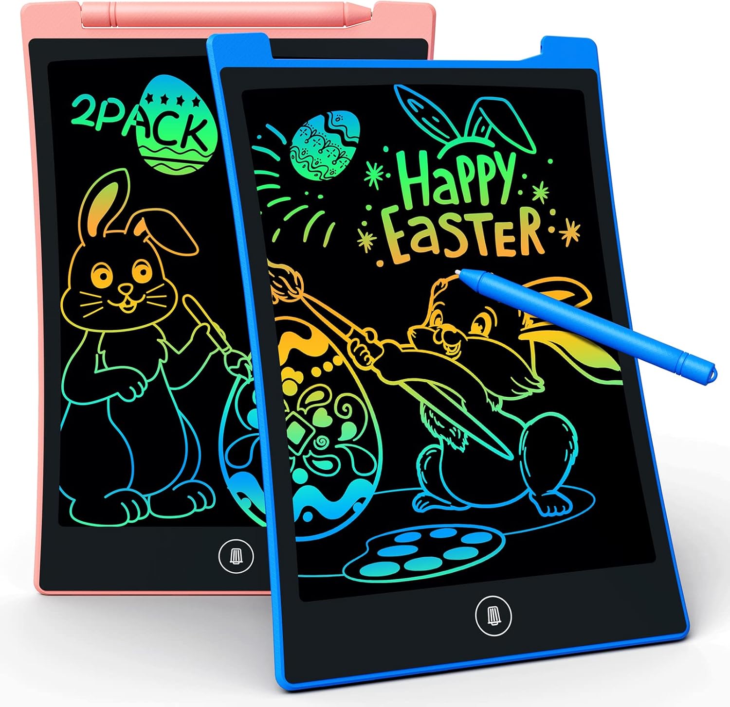 KOKODI LCD Writing Tablet: Colorful Doodle Board 2 Pack