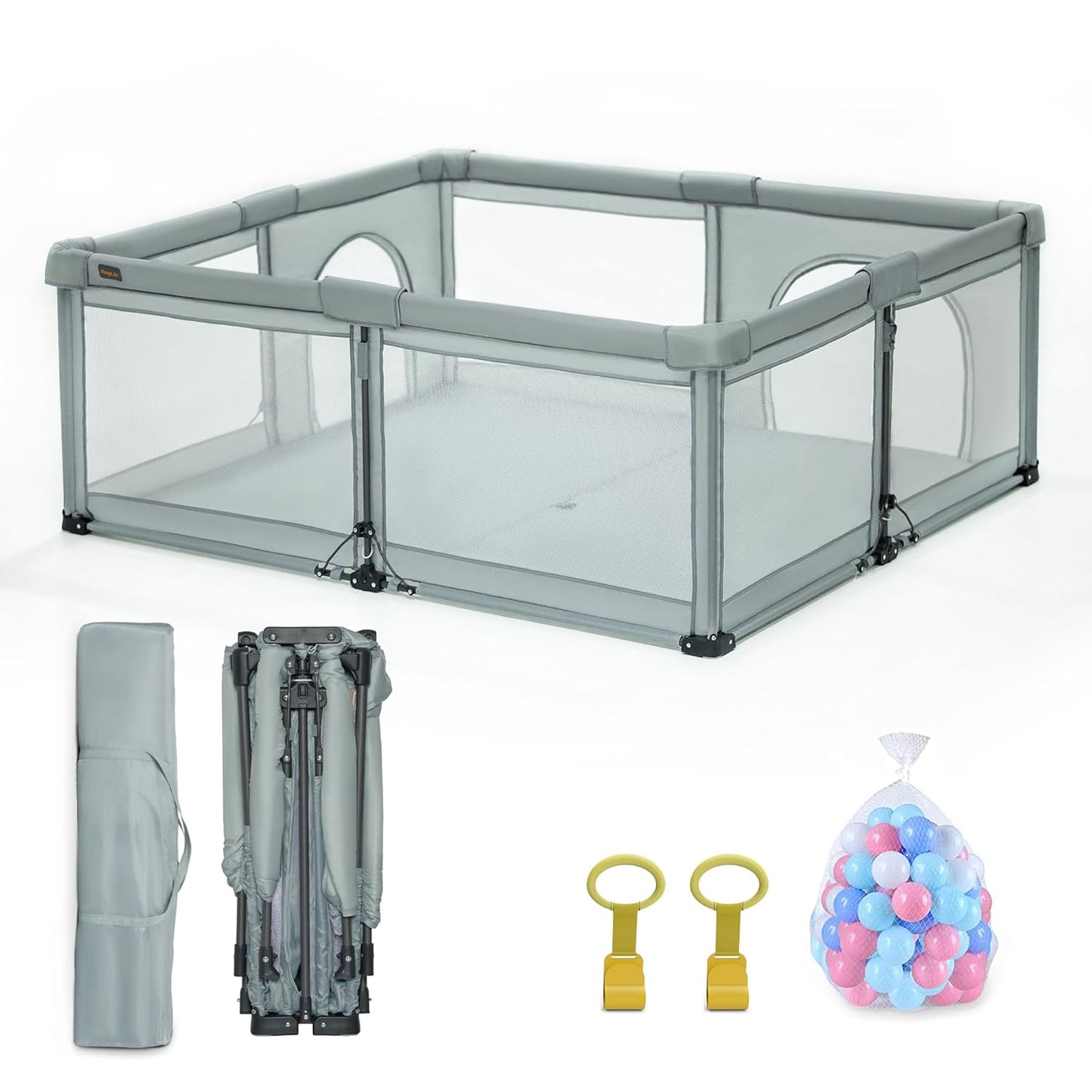 Foldable Baby Playpen for Safe Indoor and Outdoor Play Areas
