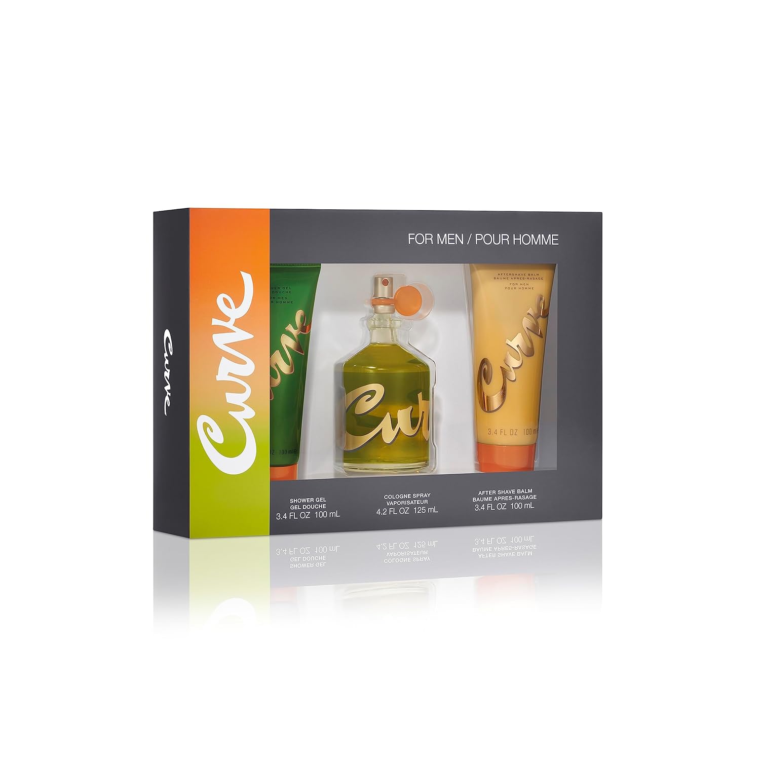 Curve for Men 3 Piece Fragrance Gift Set - Spicy Woody Scent
