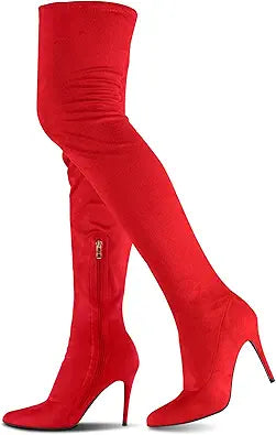 CAMSSOO Women's Thigh High Boots for Fashionable Winter Style