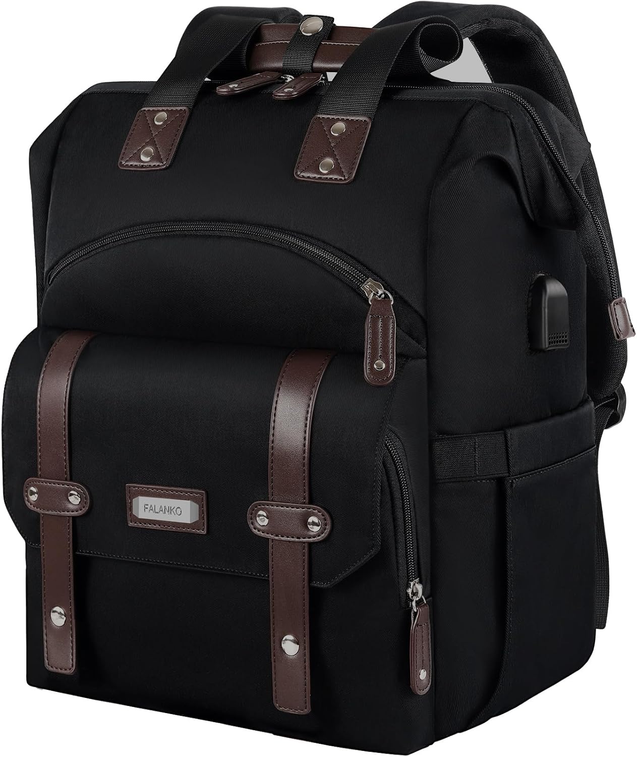 Laptop Backpack for Women with USB Charging Port and RFID