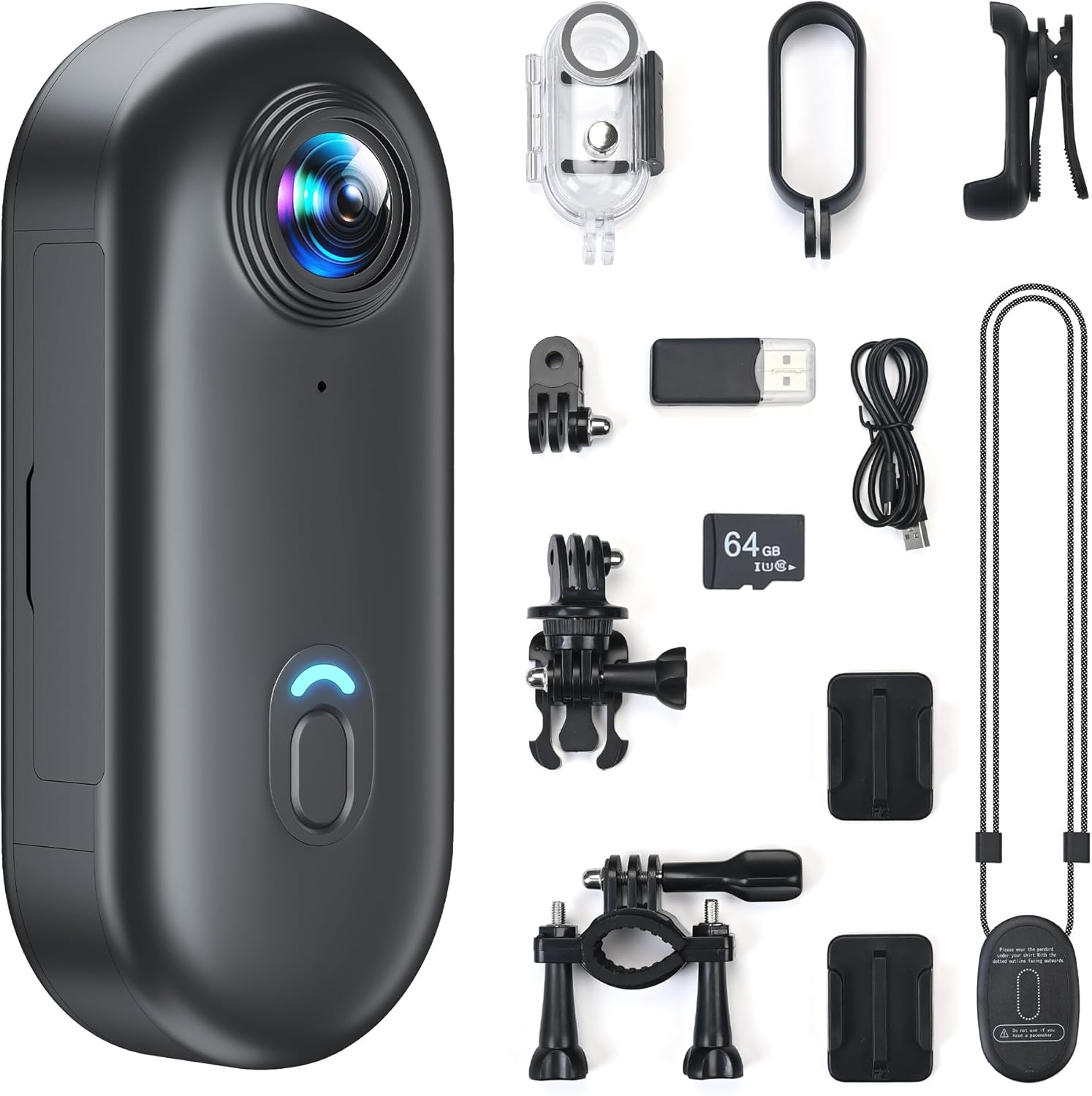 4K Mini Body Camera for Hands-Free Recording Anywhere You Go