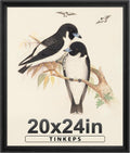 20x24 Picture Frame Black - Classic Gallery Poster Frame