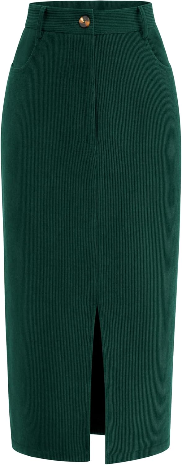 PRETTYGARDEN Corduroy Skirt for Women: Chic Fall Fashion