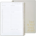 Beautiful Daily Planner And Notebook With Hourly Schedule - Organize