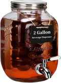 2 Gallon Drink Dispenser with Stainless Steel Spigot for Parties