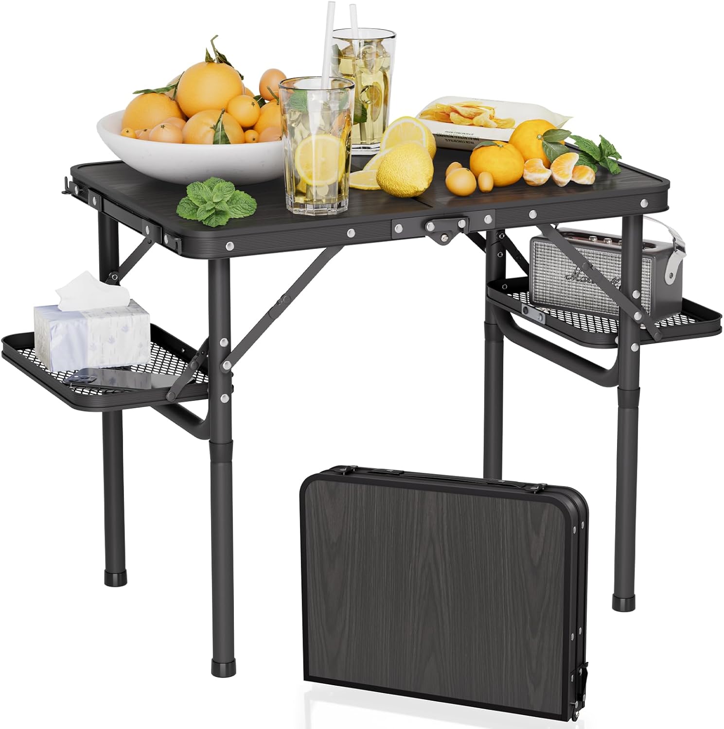 Titanker Folding Camping Table: Portable 2ft Picnic Table