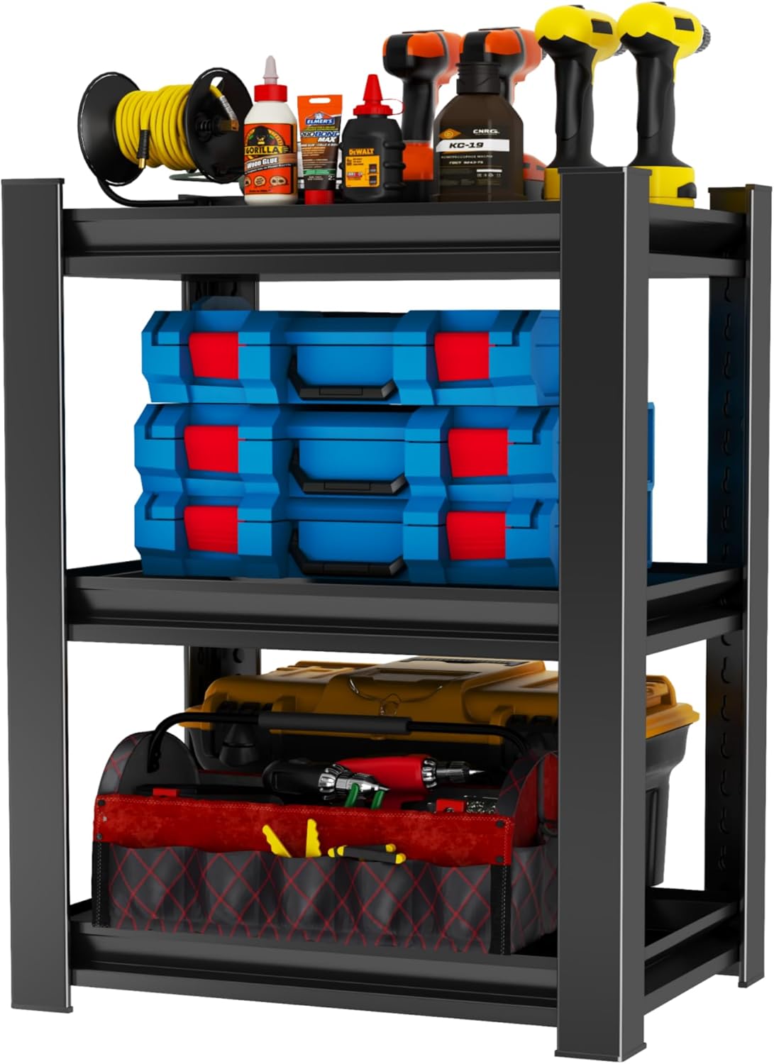 Garage Shelving Unit with 1200 lbs Load Capacity for Storage