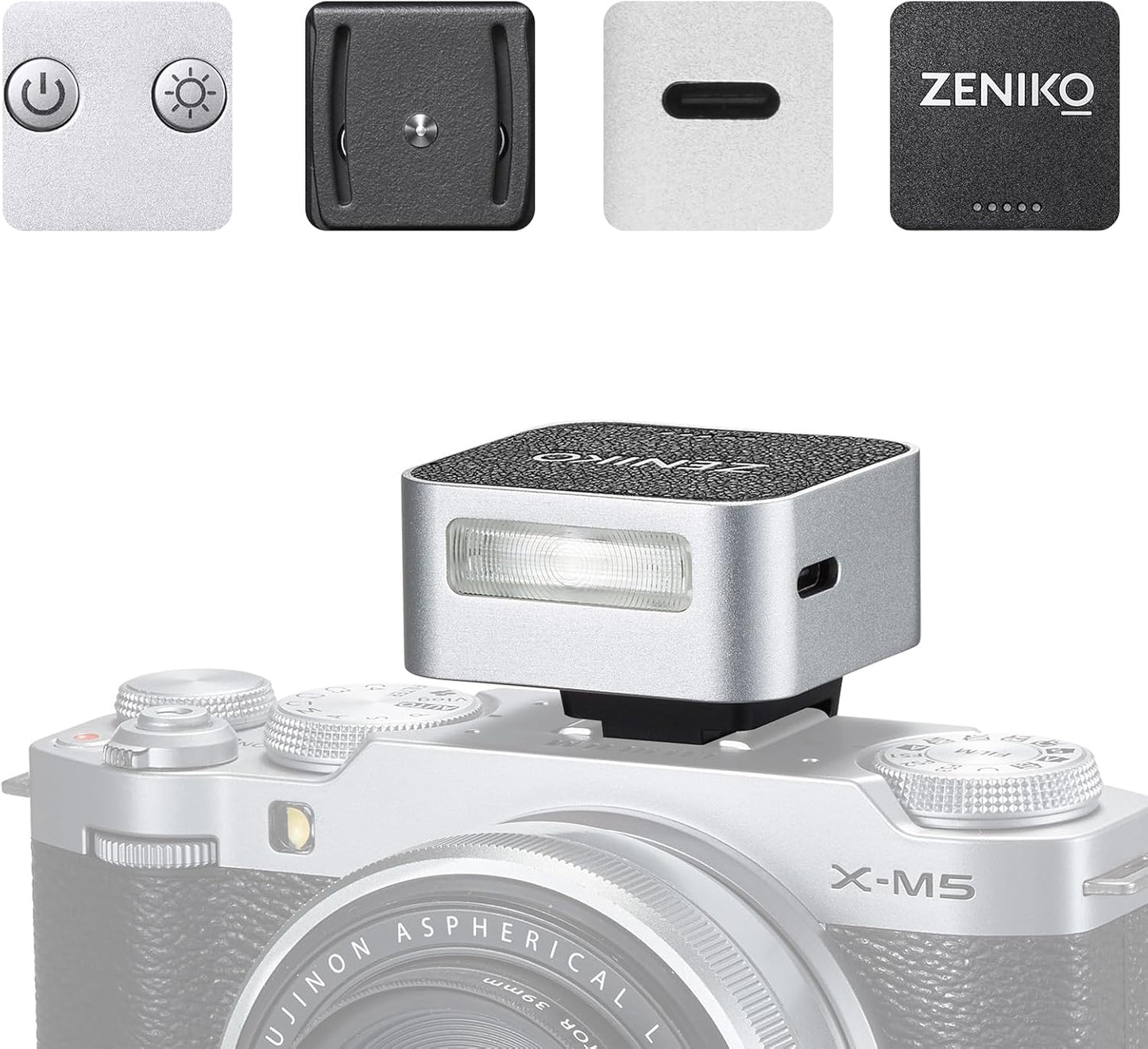 Zeniko ZF08 Mini Flash Speedlite for Canon Fuji Sony Nikon