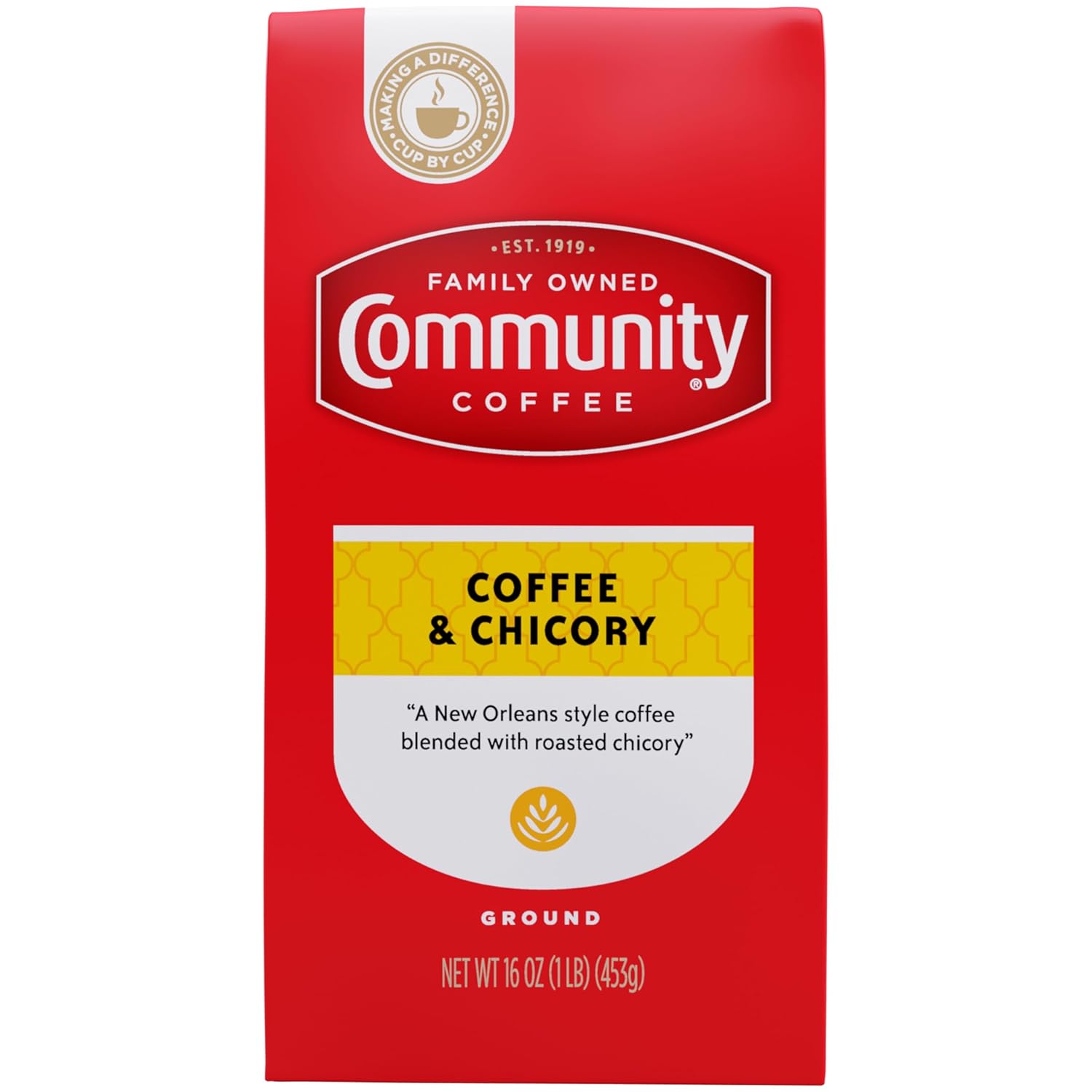 Community Coffee Chicory Blend: Rich Medium-Dark Roast