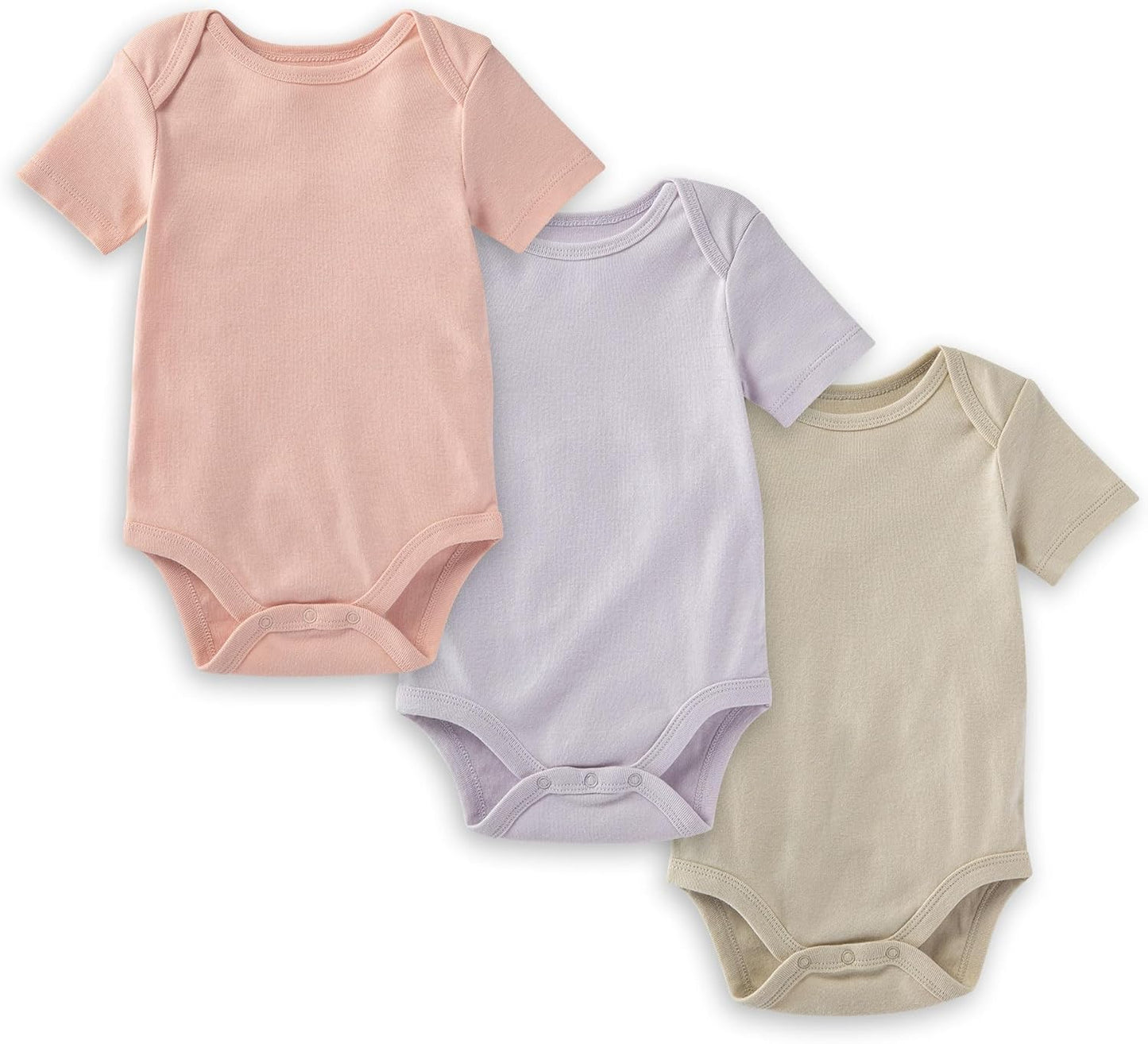 Organic Cotton 3-Pack Baby Bodysuits by Burt's Bees