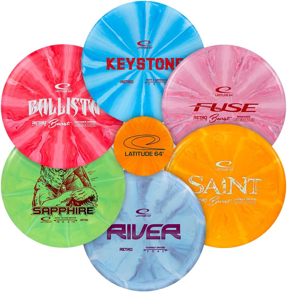Retro Burst Disc Golf Set | Ideal for New Players