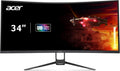 Acer Nitro 34 in UWQHD 1000R Curved Gaming Monitor - Immersive 180Hz